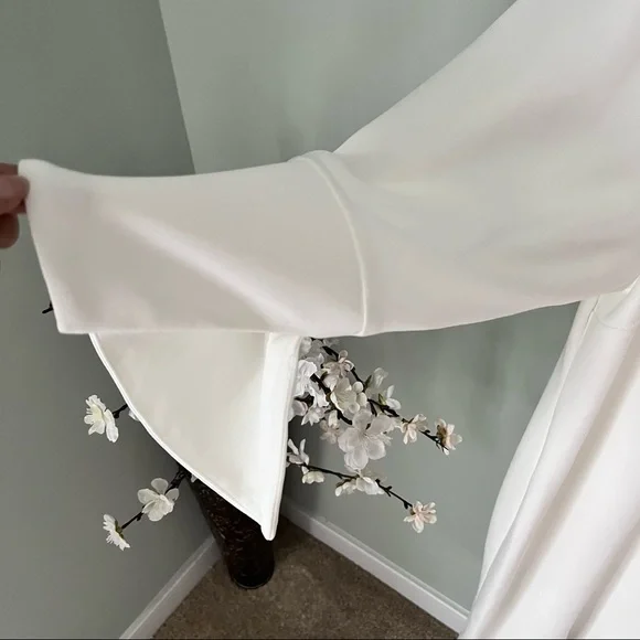 Calvin Klein 3/4 Split Sleeve Scuba Crepe Sheath Dress NWT Size 22W - Picture 4 of 6